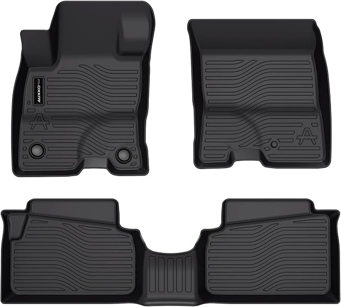 Auxko All Weather Floor Mats Fit for Ford Maverick Hybrid 2022-2025 2026 TPE Rubber Liners Maverick Hybrid Accessories Set All Season Guard Odorless Anti-Slip Floor Mats
