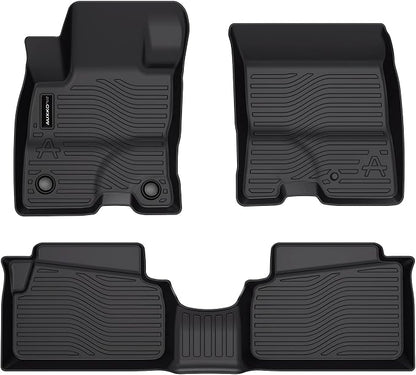 Auxko All Weather Floor Mats Fit for Ford Maverick Hybrid 2022-2025 2026 TPE Rubber Liners Maverick Hybrid Accessories Set All Season Guard Odorless Anti-Slip Floor Mats