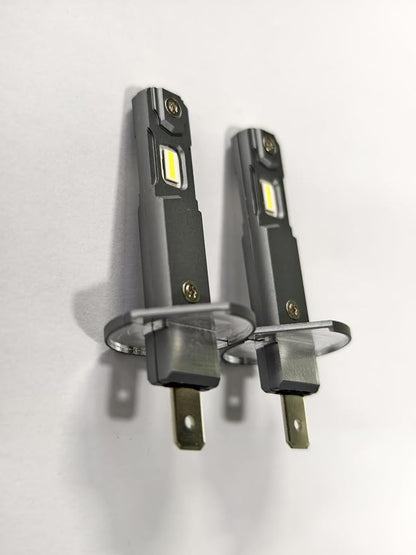 SEALIGHT H1 Fog Bulbs, 70,000LM Super Brighterness 1:1 Mini Size, 6500K Cool White Fog Lights, 3 Minutes Inatallation, Pack of 2