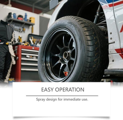 Tire Cleaner and Shine | 100ml with Sponge Gloves Long Lasting - Auto Tire Shine Cleaner,for Sedan Truck RV Motorcycle Scooter ATV, Detailing Shop Home Garage