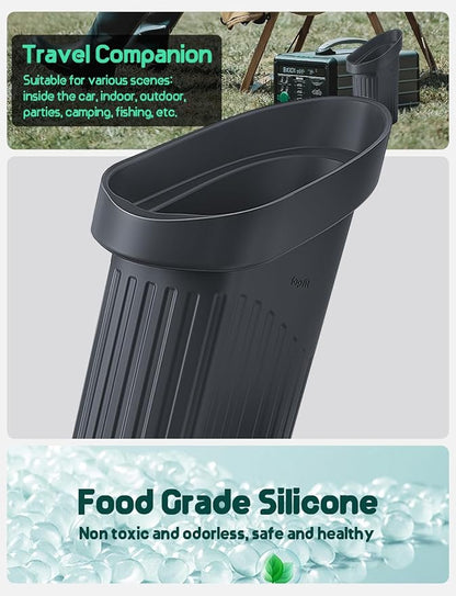 BMZX Car Trash Can Trash Bin, Accessories for Interior Mini Garbage Can, Car Door Trash Can,Multifunctional Organizers and Storage, Home and Office