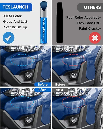 SAL Abyss Blue Pearl Compatible with Subaru Exact Match Touch Up Paint Car Scratch Repair