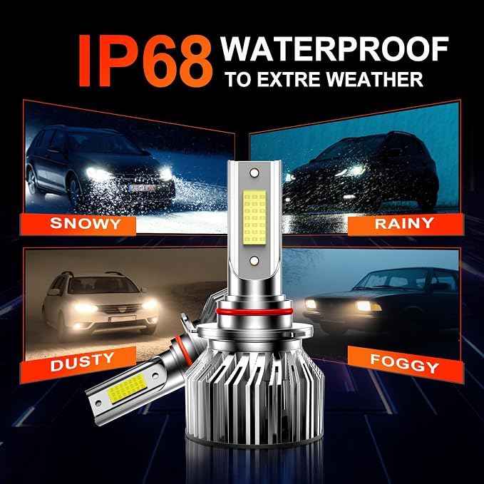 Compatible for Chevy Chevrolet Silverado 1500 2500 3500HD 2007 2008 2009 2010 2011 2012 2013 2014 2015, High Low Beam Fog Lights Bulbs Combo 6500K White Plug-and-Play, Pack of 6