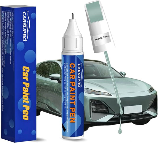 Green Touch Up Paint for Cars,Car Paint Touch Up Pen for Deep Scratches,Car Scratch Repair Pen Auto Scratch Remover for Easy to Use and Fix(Nebula Green)