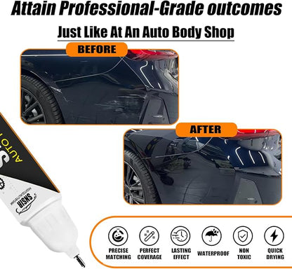 Car Touch up Paint(416 Carbon Black Metallic) Compatible with BMW | Automotive Paint Pen for BMW 5/7/8/X2/X3/X4/X5/X6/X7/XM/i5/i7, Car Paint Pen Scratch Repair Two-In-One Touch Up Paint