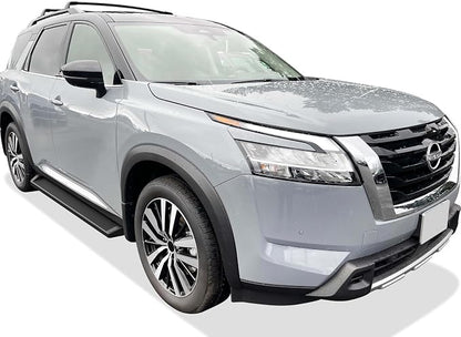 APS Black Running Boards Style Compatible with Nissan Pathfinder 2022-2026 (Nerf Bars Side Steps Side Bars)