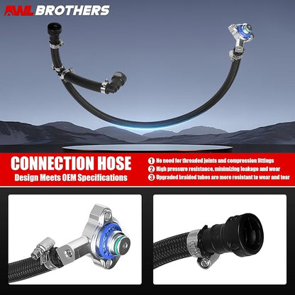Fuel Pump Protection Kit for 2011-2022 Ford F250 F350 F450 F550 Super Duty 6.7L Diesel, Upgraded Braided Line, Replaces 7031190