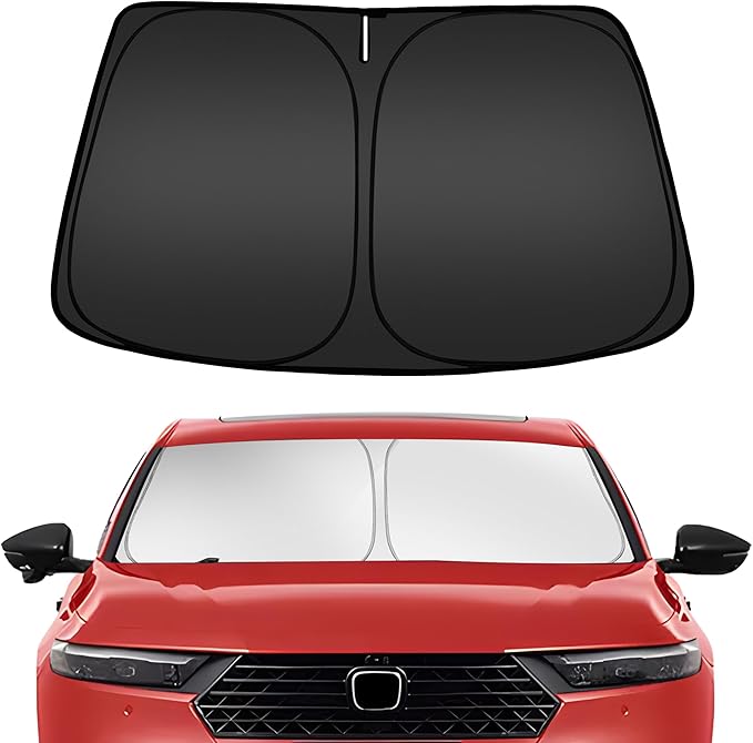 ARISMOTOR Windshield Sun Shade for Honda Accord Sedan 2018-2025 2026, Custom Fit Foldable Front Window Sunshade Sun Visor Protector, Block UV Rays Keep Your Car Cooler