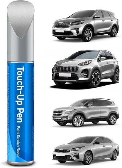 Sparkling Silver(KCS) Touch Up Paint Compatible with Kia Exact Match Touch Up Paint Car Scratch Repair