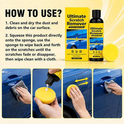 2PCS Scratch Remover, 60 Seconds Quick Repair for Car Scratches, Universal Polishing Restoration Kit for Various Vehicle Paint Colors