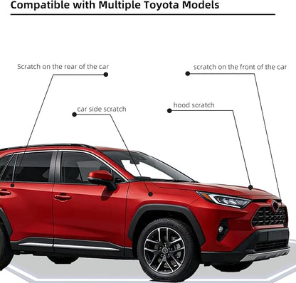 Supersonic Red(3U5) Car Paint Touch Up Pen Compatible with Toyota, 2-In-1 Color Accurate Touch Up Car Scratch Repair Paint Exact Match Toyota Series Automotive Scratch Remover for Nicks&Chips Repair