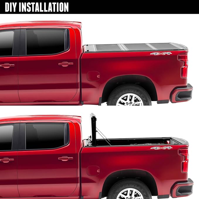 RealTruck Undercover ArmorFlex Hard Folding Truck Bed Tonneau Cover | AX22002 | Fits 2004-2014 Ford F-150 5' 6" Bed (66")