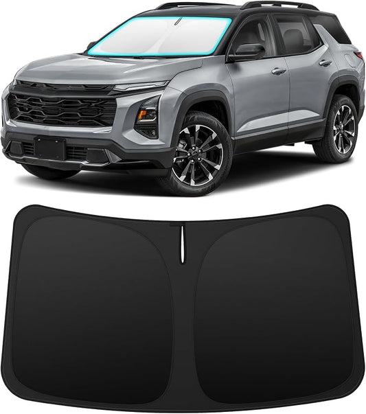 INSAUTO Custom Fit Windshield Sun Shade Accessories for Chevrolet/Chevy Equinox 2025 2026 (EV Not Fit), Foldable Front Window Sunshade, UV & Heat Reflector, Keeps Interior Cool, Includes Storage Bag