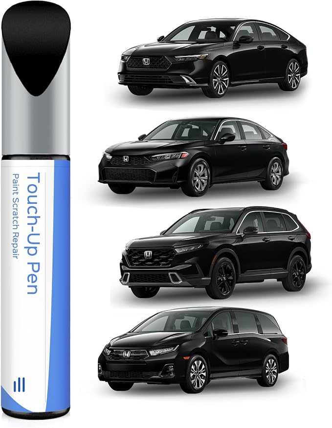 NH-731P Crystal Black Pearl Touch Up Paint Compatible with Honda Exact Match Chips and Nicks Touch Up