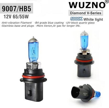 9007 Halogen Headlight Bulb 12V 65/55W HB5 White 5000K Lights Headlamp Bright
