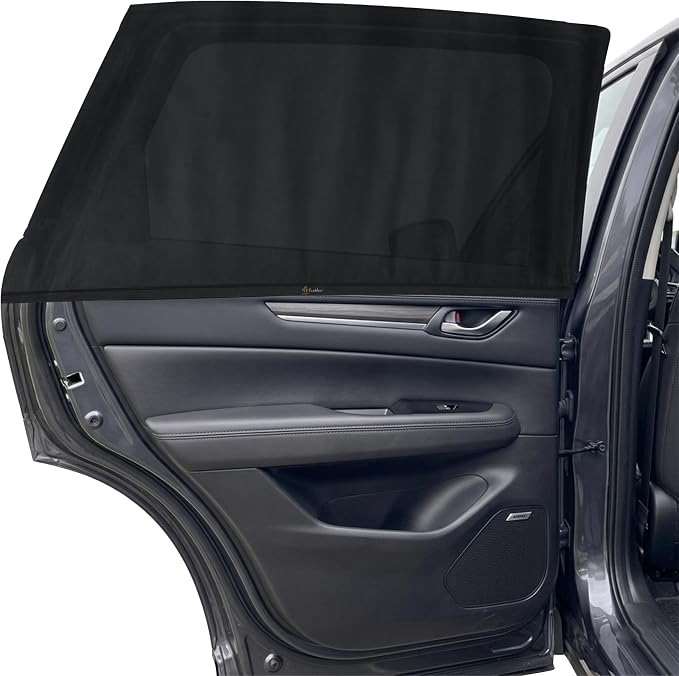 EcoNour Car Window Screen for Mazda CX-5 (2017-2026) 2 Pack | Breathable Mesh Camping Window Covers | 100% Protection from Bugs, Mosquito & UV | Baby Safe Privacy Blackout Net | Car Accessories