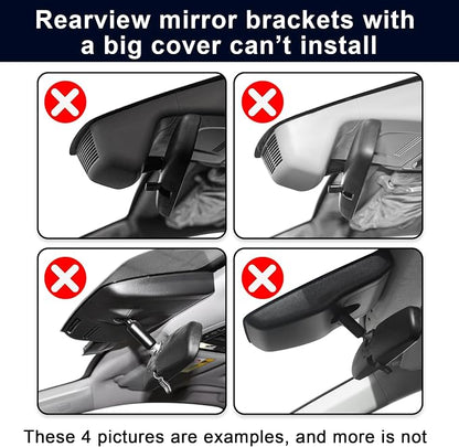 Mangoal 4K Dash Cam for Honda CRV 2007-2016, Civic 2009-2018, Accord 2008-2017, Select HRV 2016-2022, Pilot 2008-2018, Ridgeline 2009-2018, Rearview Mirror NO A Big Cover, GPS, 64GB Card