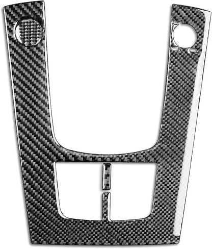 Real Premium Carbon Fiber Sticker Compatible with Audi A3 S3 RS3 8V 2013 2014 2015 2016 2017 2018 2019 Car Center Console Gear Shift Panel Control Frame Decor Auto Interior Accessories Decal Black