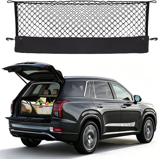 Envelope Style Upgraded Cargo Net Compatible with Hyundai Palisade Upgraded New 2026 2025 2024 2023 2022 2021 2020 Trunk Car Tailgate Netting
