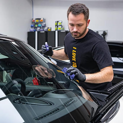Gyeon View EVO Windshield Ceramic Glass Coating Hydrophobic Rain Repellent Auto Screen Sealant Improves Visibility Safety Self Cleaning Glass Protection with Long Lasting Durability