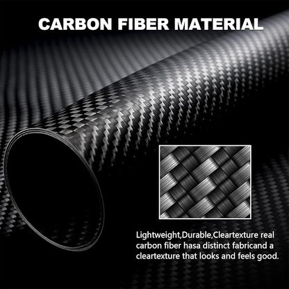 11PCS Real Carbon Fiber Interior Trim Kit Compatible with Infiniti Q50 2014-2024 & Q60 2017–2022, Interior Decor Sticker Accessories