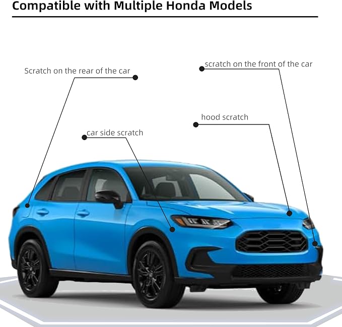Boost Blue Pearl(B-637P) Car Paint Touch Up Pen Compatible with Honda,2-In-1 Color Accurate Touch Up Car Scratch Repair Paint Match Honda Series Automotive Scratch Remover for Nicks & Chips Repair