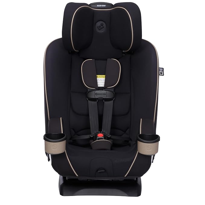 Maxi-Cosi Kani 4-in-1 Infant Kids Convertible Car Seat, Rear-Facing Forward-Facing Carseat, Booster, Slim Fit, Magnetic Buckle, 5-Position Recline, Fits 5-100 lbs, 19-57 in, Caspian Caviar