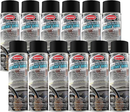 Sprayway SW938 Auto Care Non-Silicone Instant Shine, 11 oz