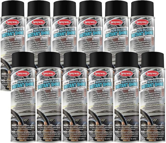Sprayway SW938 Auto Care Non-Silicone Instant Shine, 11 oz