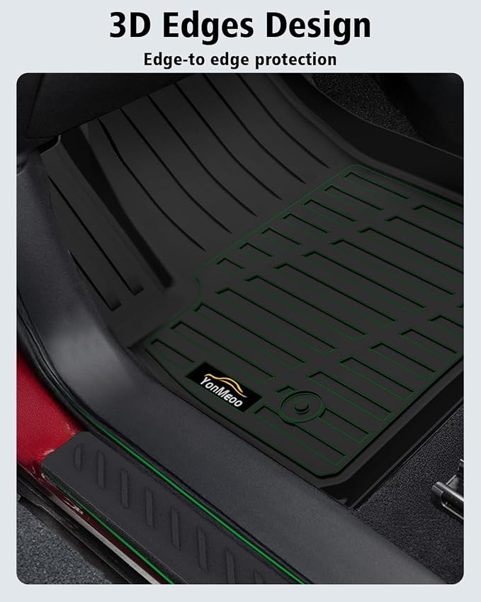 Floor Mats Custom Fit for Chevy Trailblazer FWD 2021-2025 2026 Trunk Mat with Backrest Mat All Weather TPE Cargo Liner Full Set for Chevrolet Trailblazer Accessories,Black (Upper Cargo Floor Mat)