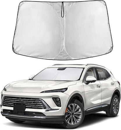 EcoNour Windshield Sunshade Compatible for Buick Envision 2021-2024 2025 2026, Sun Visor for Front Windshield & Window Sun Shade Cover, UV Heat Blocker & Protector, Car Accessories