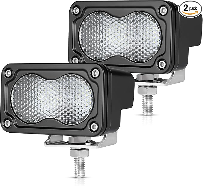 OFFROADTOWN 3 Inch LED Pods 40W Driving Light Bar Off Road Lights LED Cubes Fog Light Bumper Grille Backup Lights for Truck Pickup ATV UTV SUV Heavy Duty