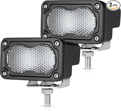OFFROADTOWN 3 Inch LED Pods 40W Driving Light Bar Off Road Lights LED Cubes Fog Light Bumper Grille Backup Lights for Truck Pickup ATV UTV SUV Heavy Duty