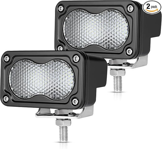 OFFROADTOWN 3 Inch LED Pods 40W Driving Light Bar Off Road Lights LED Cubes Fog Light Bumper Grille Backup Lights for Truck Pickup ATV UTV SUV Heavy Duty