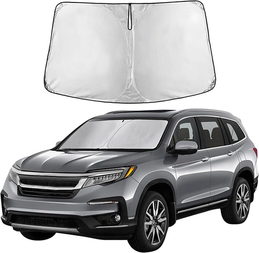 EcoNour Windshield Sunshade for Honda CRV 2023-2024 2025 2026 Sun Visor for Front Windshield & Window Sun Shade Cover, UV Heat Blocker & Protector, Car Accessories