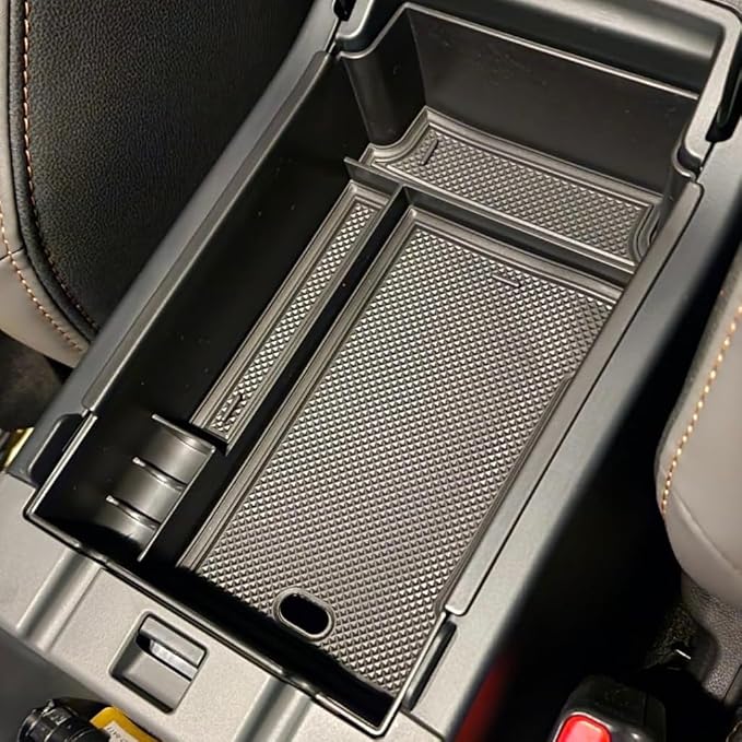 Compatible with Subaru Crosstrek Impreza 2024 2025 Center Console Armrest Storage Box ABS Tray Insert Organizer Glove Pallet Phone Holder