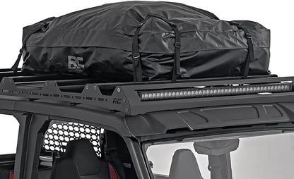 Rough Country Roof Mounted Cargo Bag - 15 Cu.Ft., Weatherproof, Includes Storage Bag, Gray Color