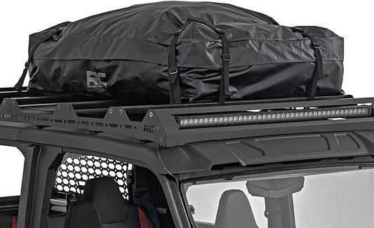 Rough Country Roof Mounted Cargo Bag - 15 Cu.Ft., Weatherproof, Includes Storage Bag, Gray Color