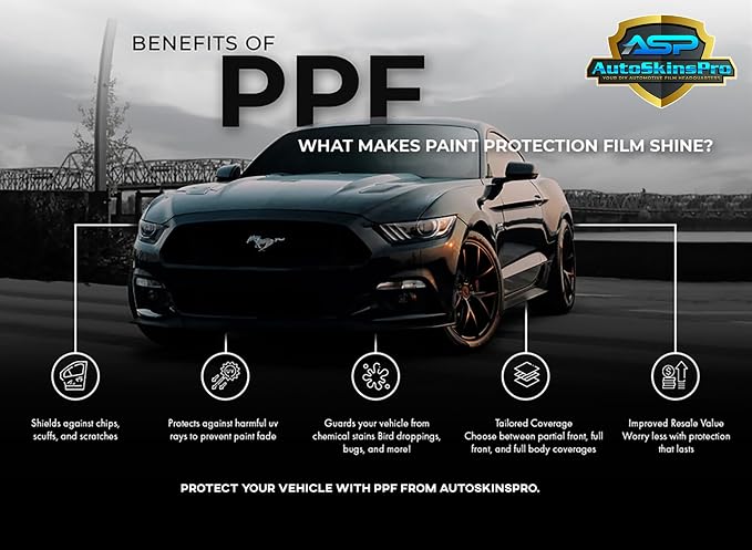 Precut Paint Protection Film for 2024-2025 Ford F-150 (XL XLT STX Tremor) Front Bumper (Without Parking Sensors)