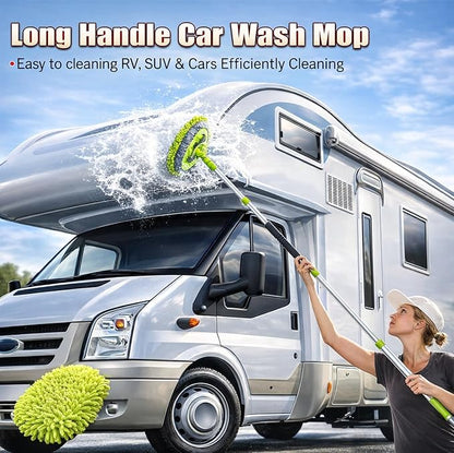 63PCS Car Wash Cleaning Kit,Car Wash Brush with Long Handle,Car Detailing Kit with Foam Gun,Car Cleaning Supplies,Handheld Vacuum, Car Detailing Kit (62PCS)