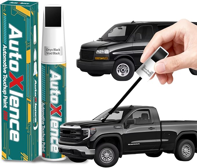 Onyx Black/Void Black(GBA/WA8555) Touch Up Paint Compatible with GMC Car Paint Pen Scratch Repair Automotive Scratch Remover Fix Exact Color Match