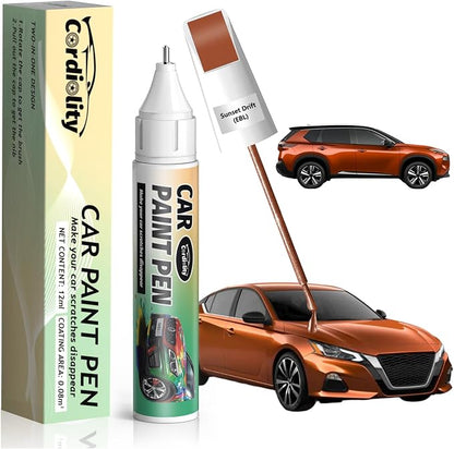 EBL Sunset Drift Touch Up Paint for Nissan, Color Accurate Car Paint Scratch Repair Pen, Quick & Easy Fix Automotive Chips and Nicks