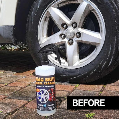 Quality Chemical Mag Brite & Ultra Tire Shine Combo - 128 oz of Mag Brite (Pack of 1) - 128 oz Tire Shine (Pack of 1) - 2 Gallon Combo