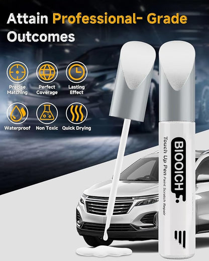 Touch Up Paint Pen Exact Color Match Car Chip and Scratch Repair (for Chevrolet, White Pearl Tricoat(G1W/WA140X))