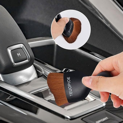 Car Interior Cleaning Brush, Car Duster Interior,Car Detailing Brush Dusting Brush,Car Interior Cleaning Tool, Auto Soft Hair Car Brush,Auto Interior Dust Brush for Air Vents（Bronze）
