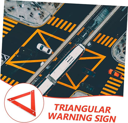 Cabilock Warning Triangle Safety Sign for Roadside Assistance Portable and Car Safety Kit for Vehicle Breakdowns and Emergencies