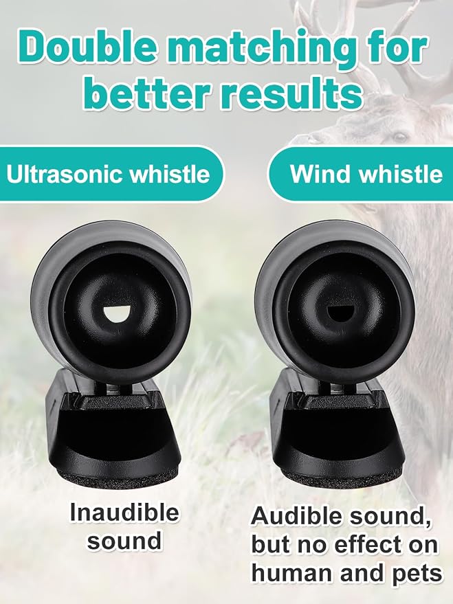 8PCS Wind & Ultrasonic Deer Safe Whistles for Vehicles - Deer Horn with Self-Adhesive Tape, Automotive Safety Kits for Car Avoid Collisions