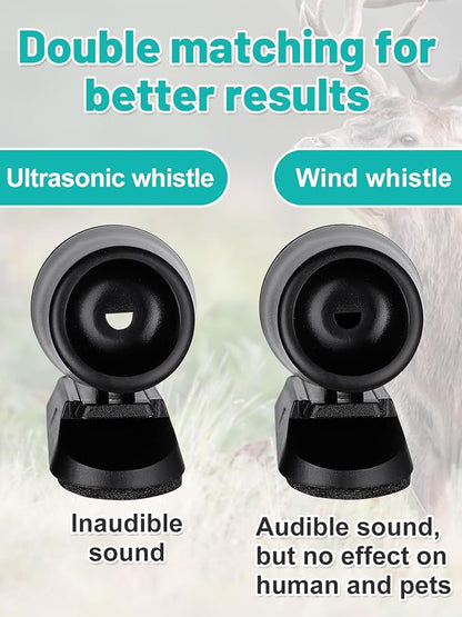8PCS Wind & Ultrasonic Deer Safe Whistles for Vehicles - Deer Horn with Self-Adhesive Tape, Automotive Safety Kits for Car Avoid Collisions