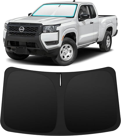 INSAUTO Custom Fit Windshield Sun Shade Accessories for Nissan Frontier 2022-2026, Foldable Front Window Sunshade, UV & Heat Reflector, Keeps Interior Cool, Includes Storage Bag