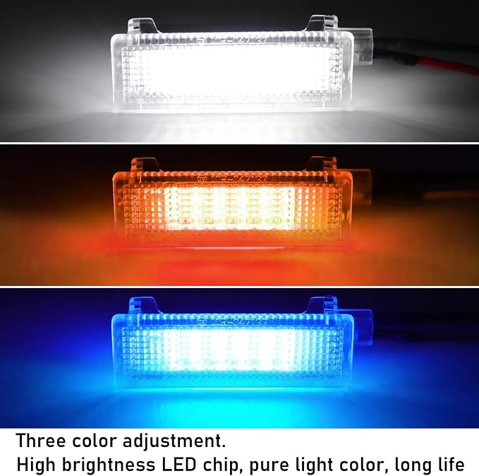 Jaronx Compatible with BMW LED Footwell Ambient Light for 1' F20, 2' F22, 3' F30, 4' F32, 5' F10, 7' F01, X3 F25, X4 F26, Under Dash Ambient Lights Interior LED Atmosphere Lighting